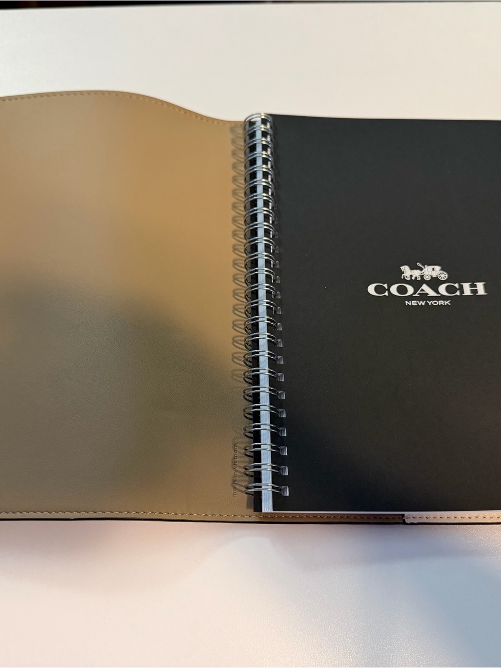 Coach Signature Notebook with planner insert - Picture 3 of 3